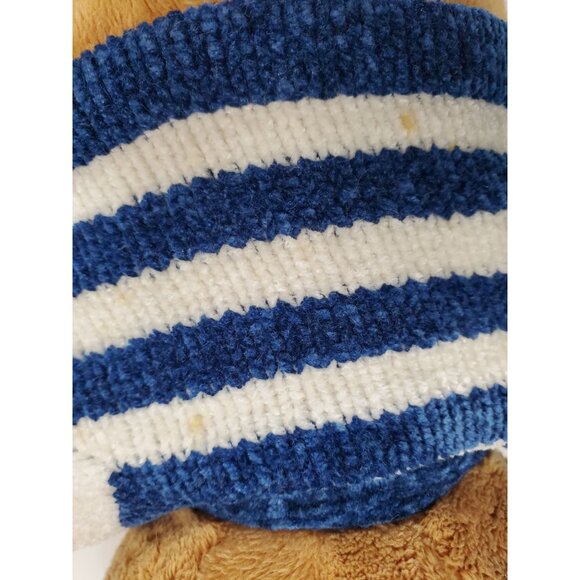 Saks Commonwealth Toy & Novelty Co. Teddy Bear In Blue & White Striped Sweater - Picture 10 of 12